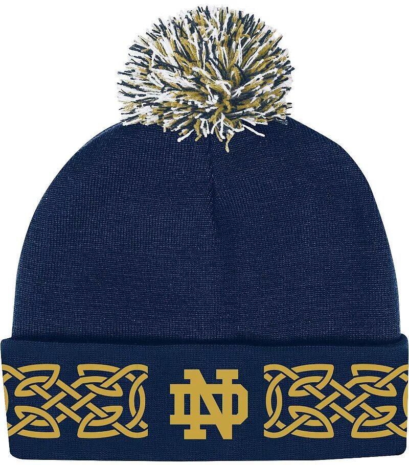 

Мужская вязаная шапка с помпоном Under Armour Notre Dame Fighting Irish Navy