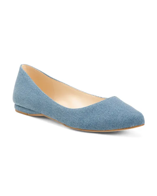 

Джинсовые балетки Speak Up Nine West, синий