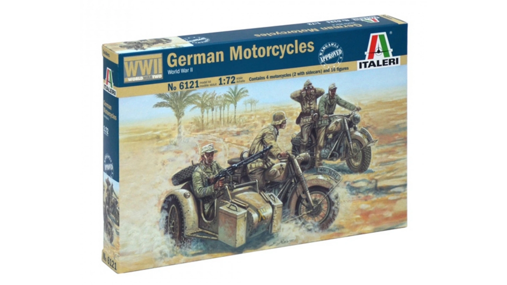 Italeri 1:72 Немецкие мотоциклы времен Второй мировой войны mb35211 фигуры немецкие военнослужащие период второй мировой войны