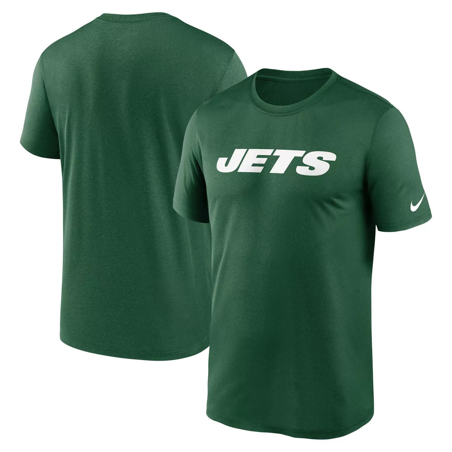 Мужская зеленая футболка New York Jets Legend с надписью Performance Nike мужская зеленая футболка new york jets legend icon performance nike