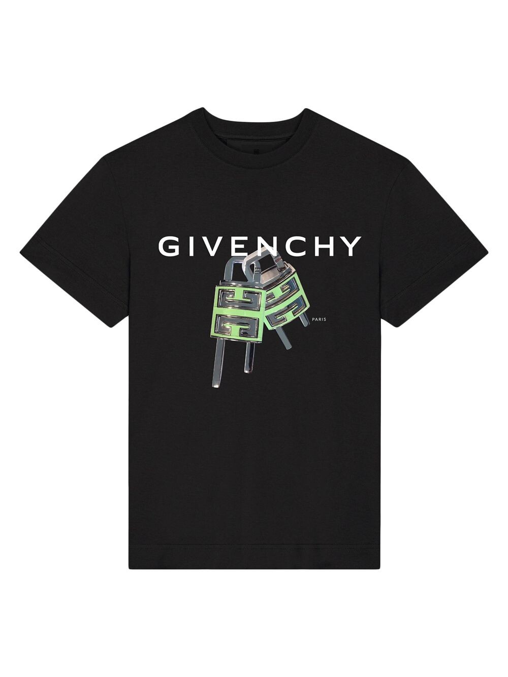 

Футболка узкого кроя с замком 4G Givenchy, черный