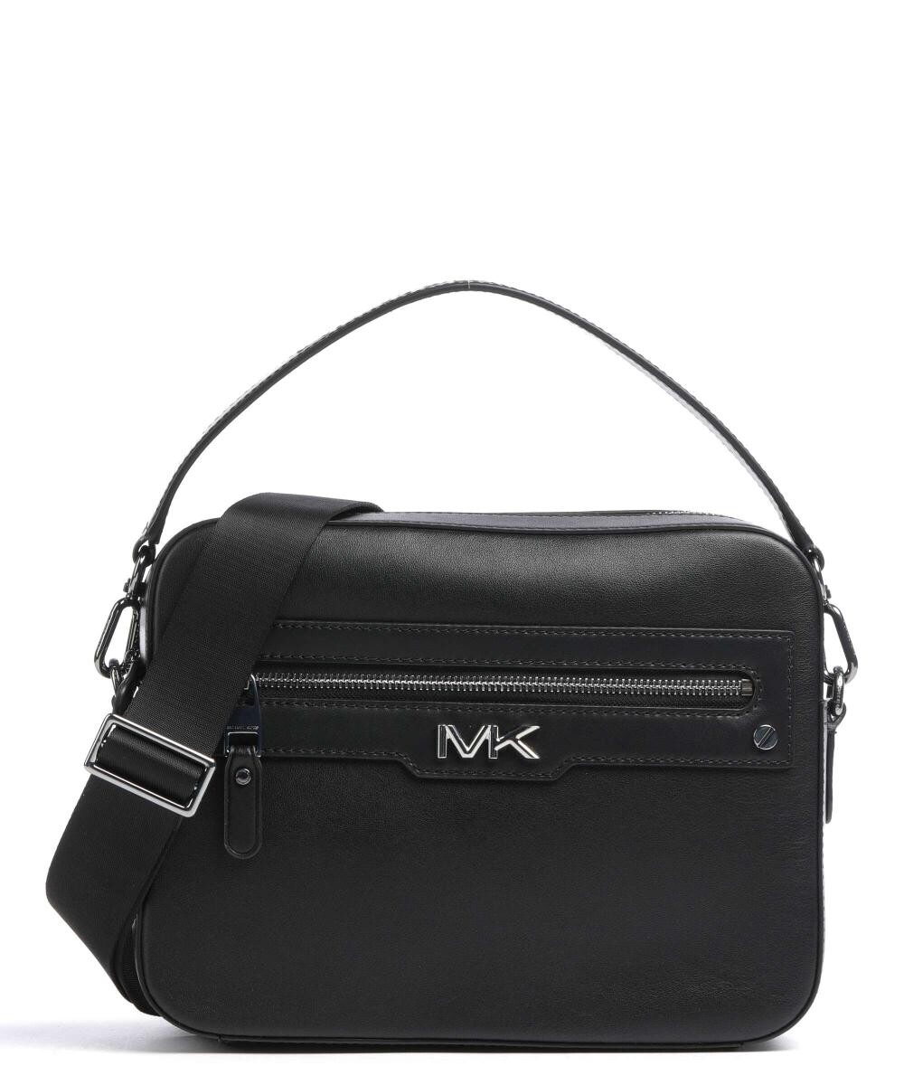 

Сумка через плечо Varick 10 дюймов из мелкозернистой кожи Michael Kors, черный
