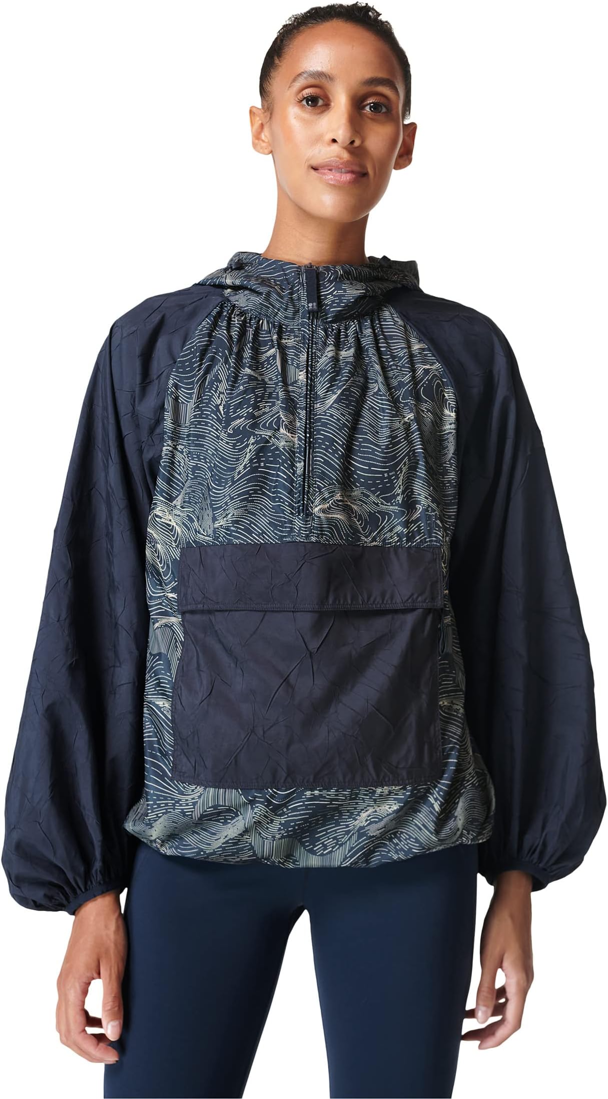 Куртка Trailway Pullover Sweaty Betty, цвет Blue Trail Map Print south downs way national trail official map
