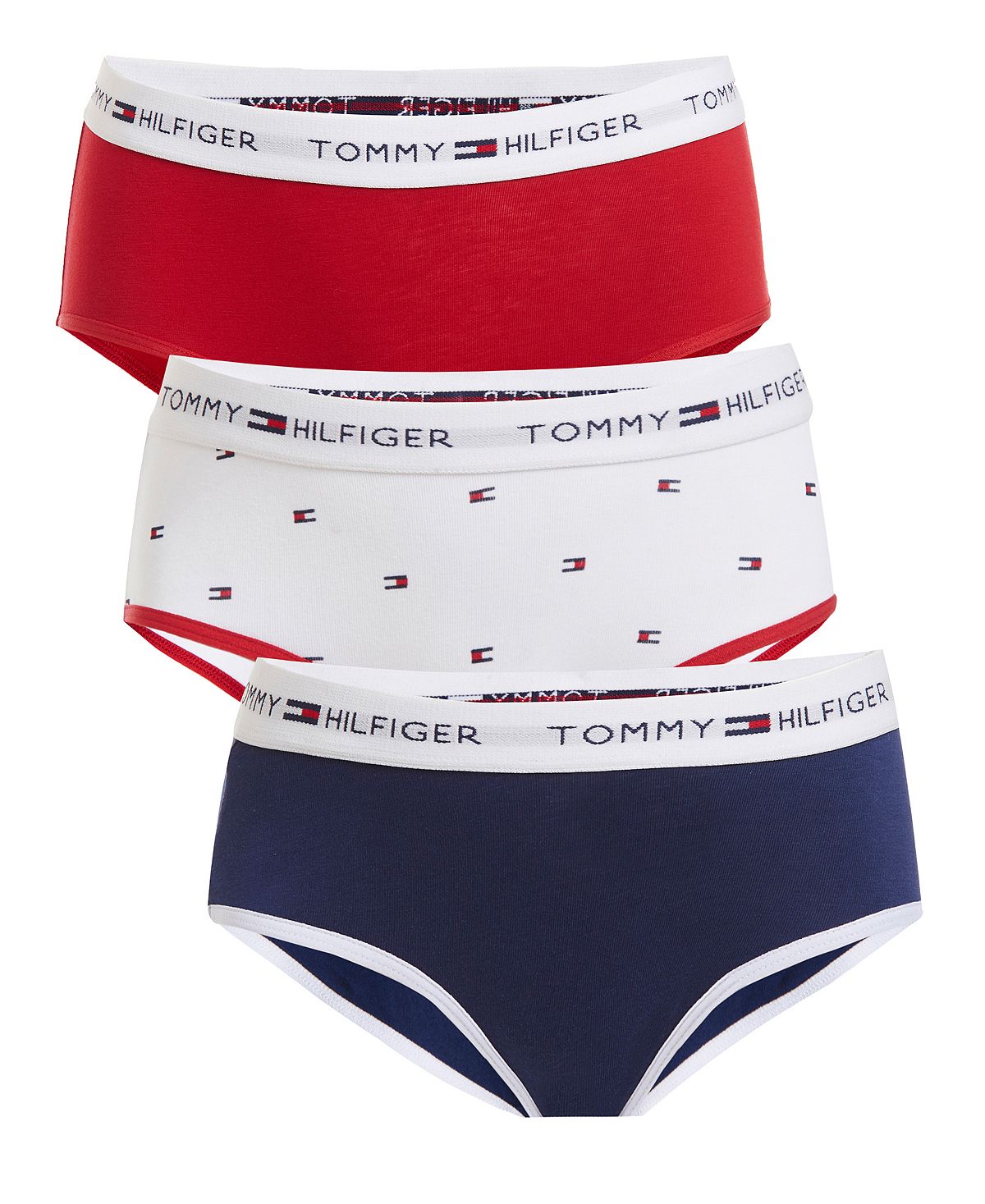 Маленькие и большие девочки, 3 шт. Хипстерское нижнее белье Tommy Hilfiger  – купить по выгодным ценам с доставкой из-за рубежа через сервис  «CDEK.Shopping»