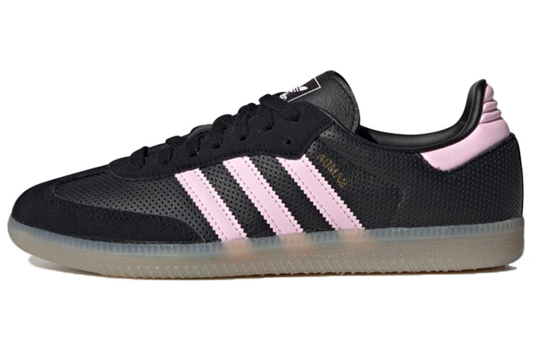 

Кроссовки для скейтбординга Samba женские, низкие, черные/пудровые Adidas Originals
