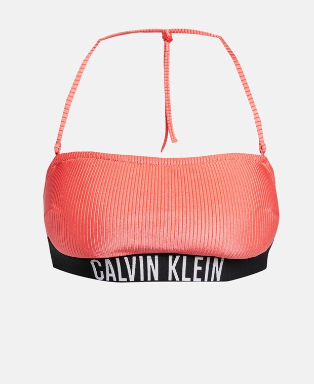 

Бикини-топ Calvin Klein, персик