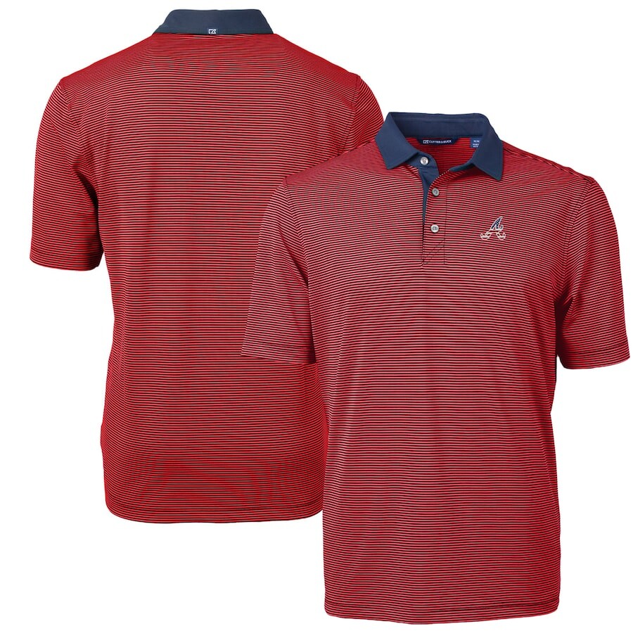 

Поло с коротким рукавом Cutter & Buck Atlanta Braves, красный