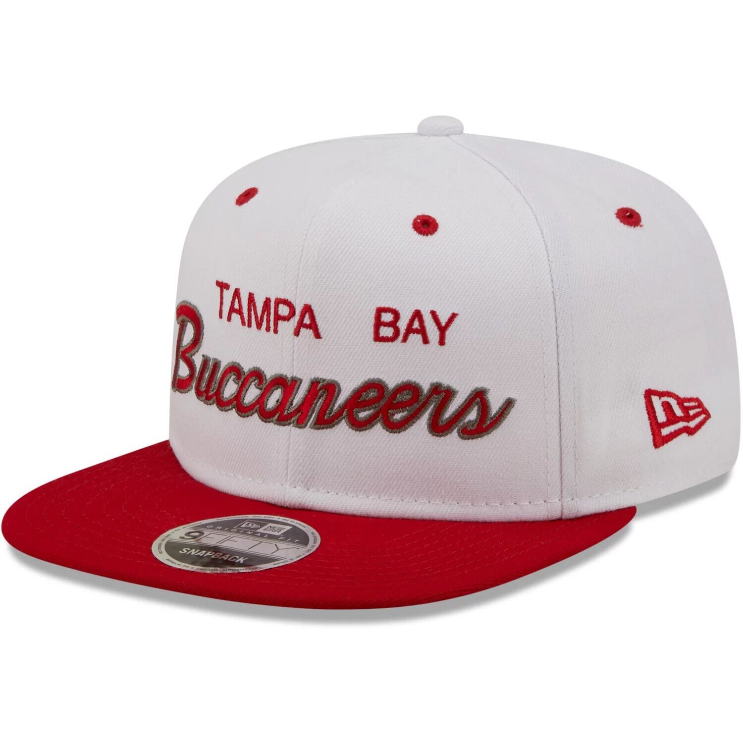 

Мужская кепка New Era белого/красного цвета Tampa Bay Buccaneers Sparky Original 9FIFTY Snapback
