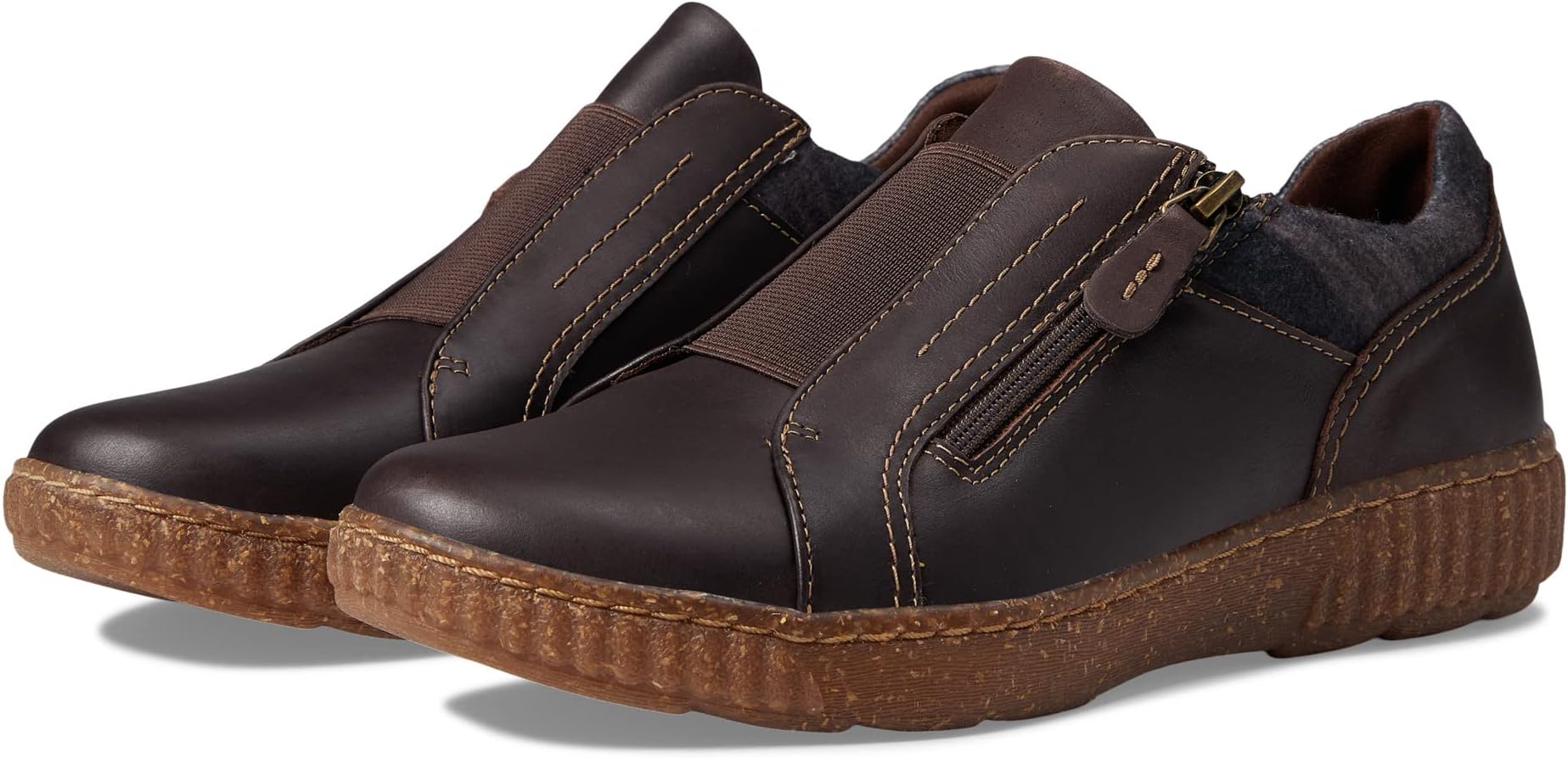 

Кроссовки Clarks Caroline Cove, цвет Dark Brown Leather