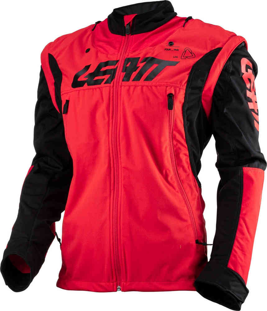 Водонепроницаемая куртка для мотокросса 4.5 Lite Leatt, черный красный