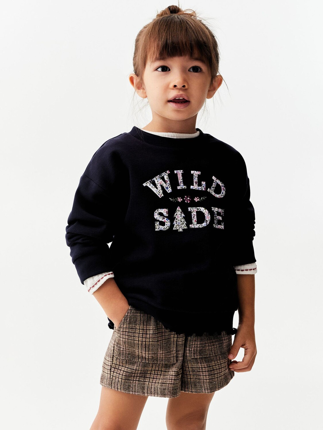 

Детский джемпер Wild Side Mango, темно-синий