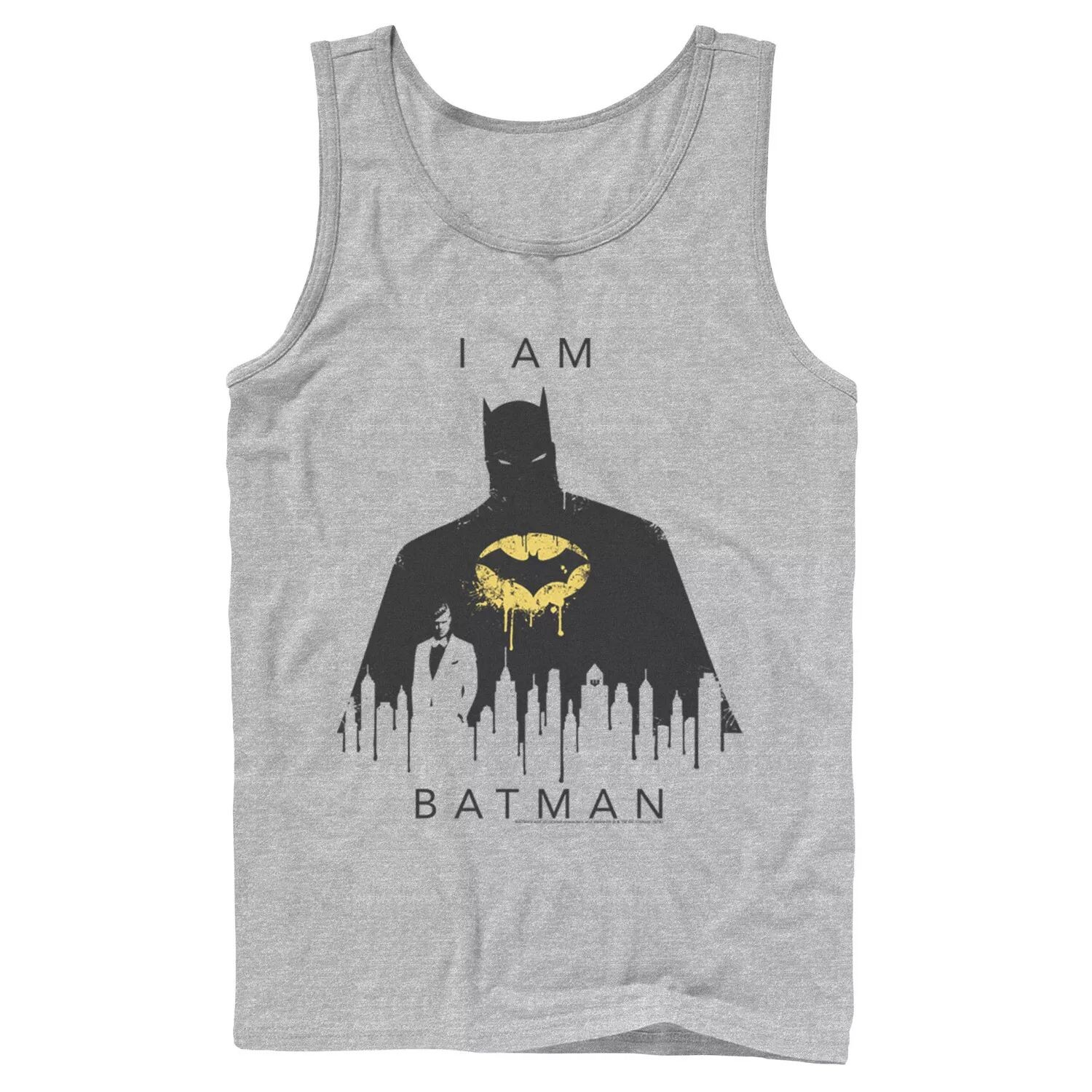 

Мужской постер из комиксов DC I Am Batman Skyline, майка DC Comics