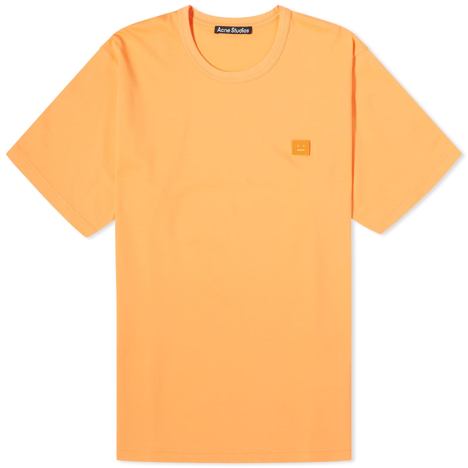 Футболка Acne Studios Exford Face, цвет Mandarin Orange цена и фото