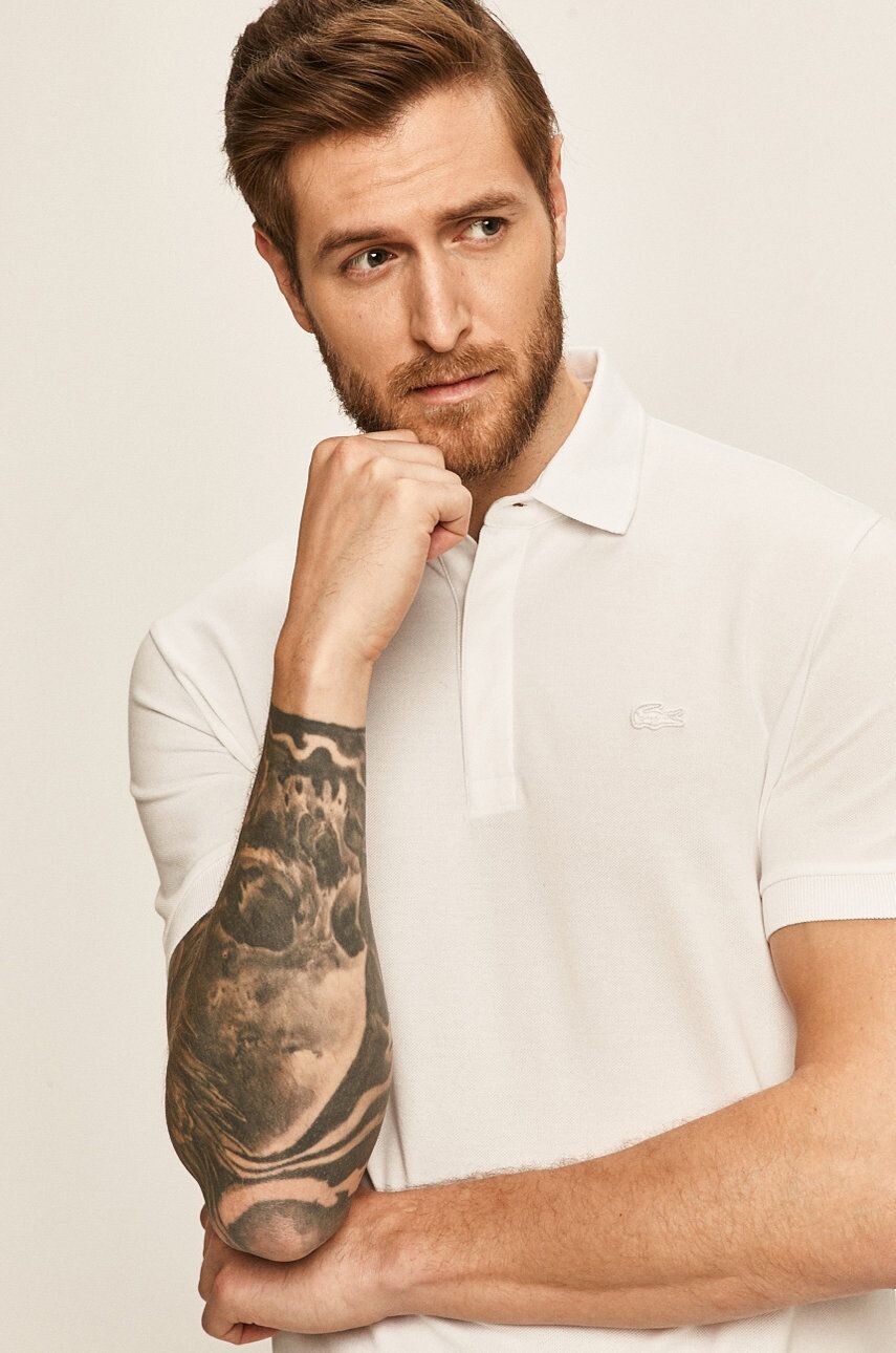 

Поло Лакоста Lacoste, белый