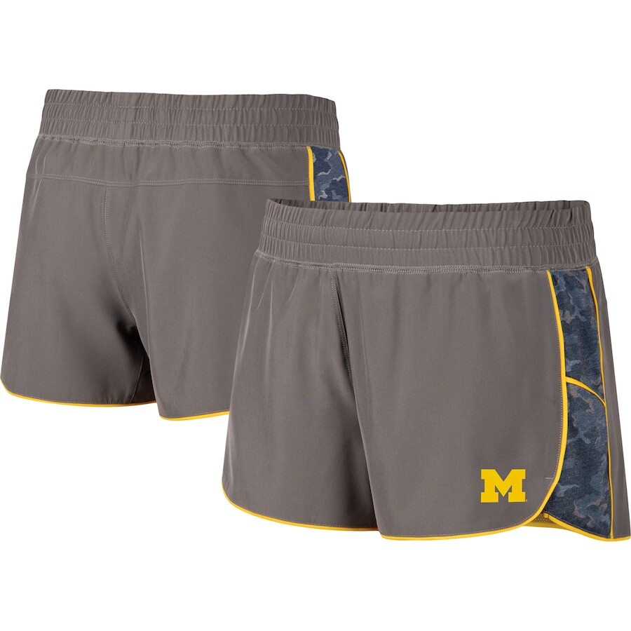 

Шорты Colosseum Michigan Wolverines, серый