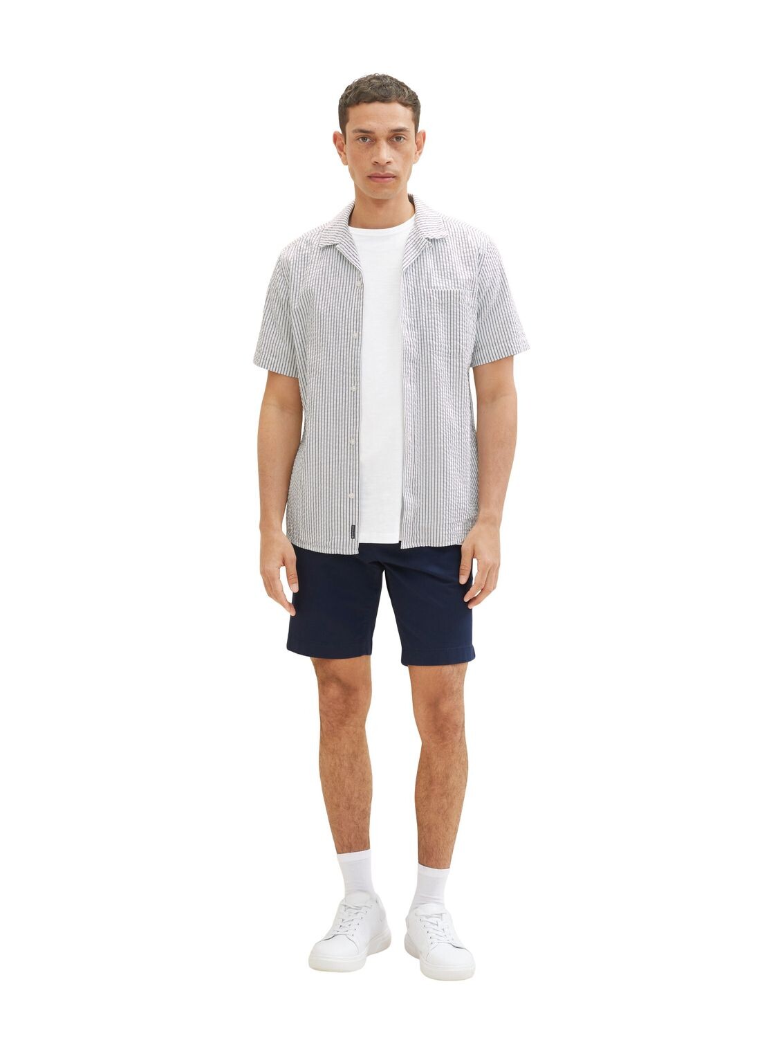

Тканевые шорты Tom Tailor SLIM SOFT CHINO slim, синий