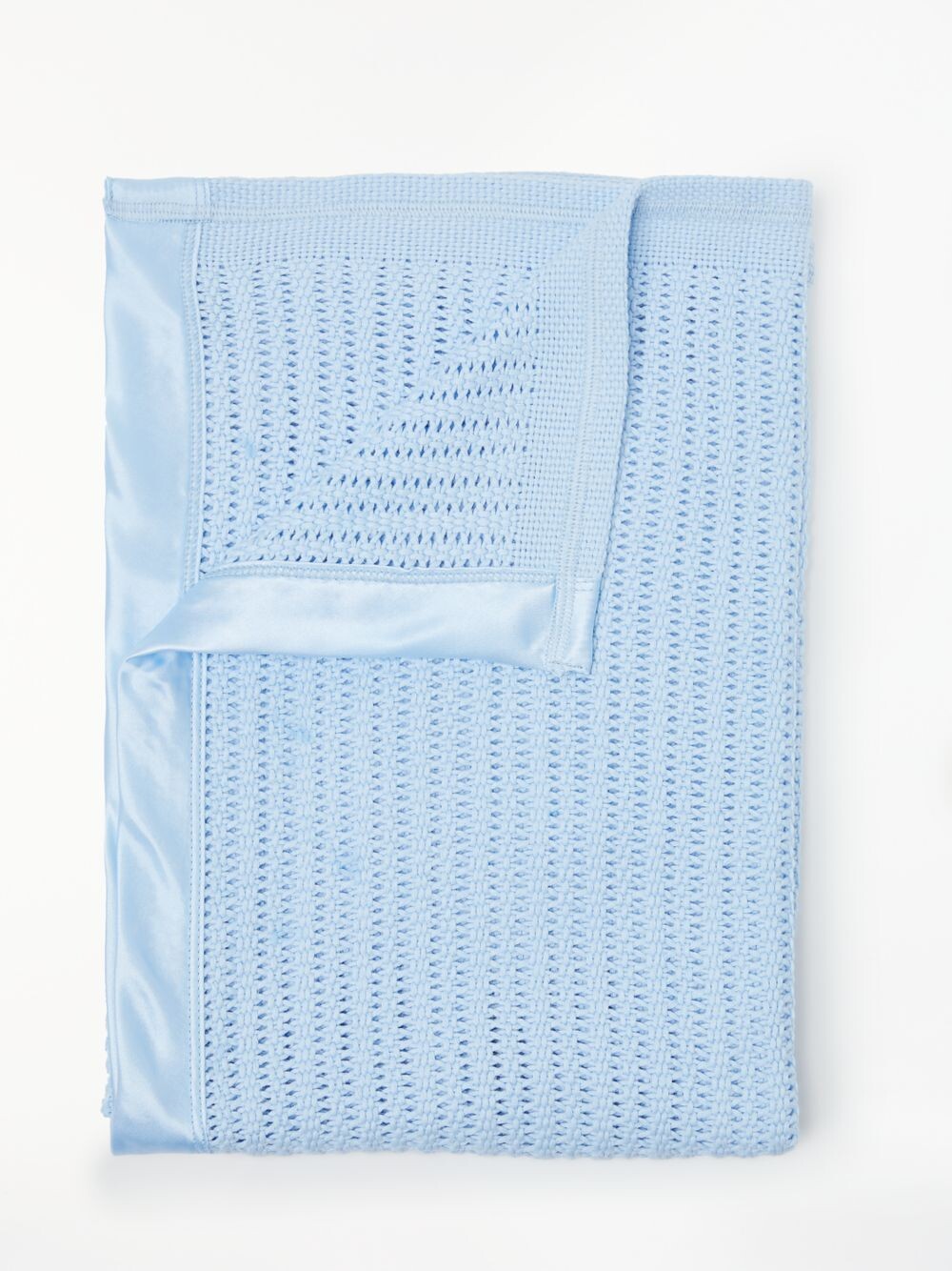 

Одеяло для коляски John Lewis Baby GOTS из органического хлопка, 90 x 70 см, синее