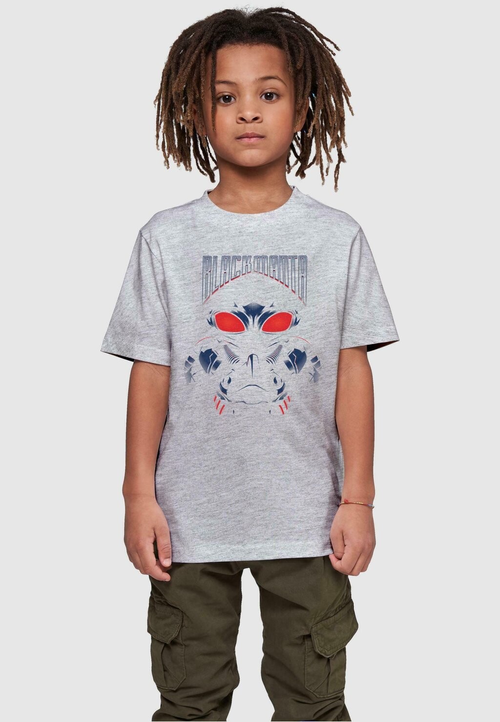 

Футболка с принтом AQUAMAN BLACK MANTA ABSOLUTE CULT, цвет heather grey