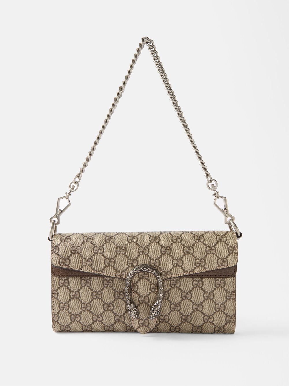 

Холщовый клатч dionysus gg-supreme Gucci, бежевый