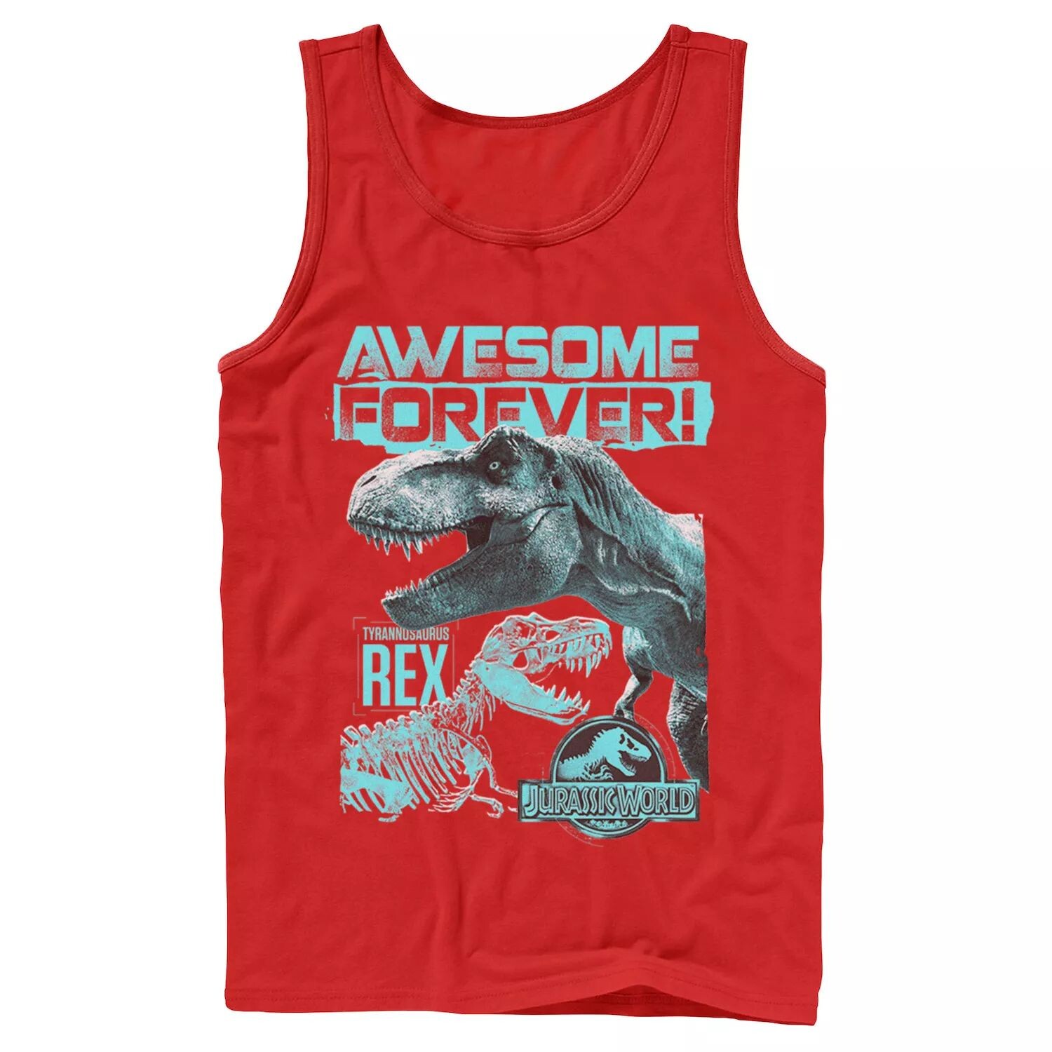 

Мужская майка Jurassic World Two T-Rex Awesome Forever Licensed Character