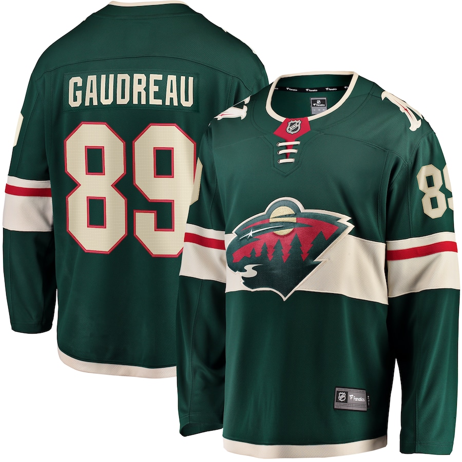 

Джерси Fanatics Branded Minnesota Wild, зеленый