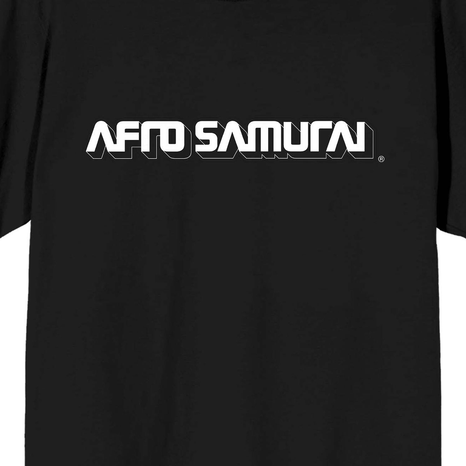 Мужская белая футболка с логотипом Afro Samurai Licensed Character мужская футболка samurai champloo mugen head licensed character