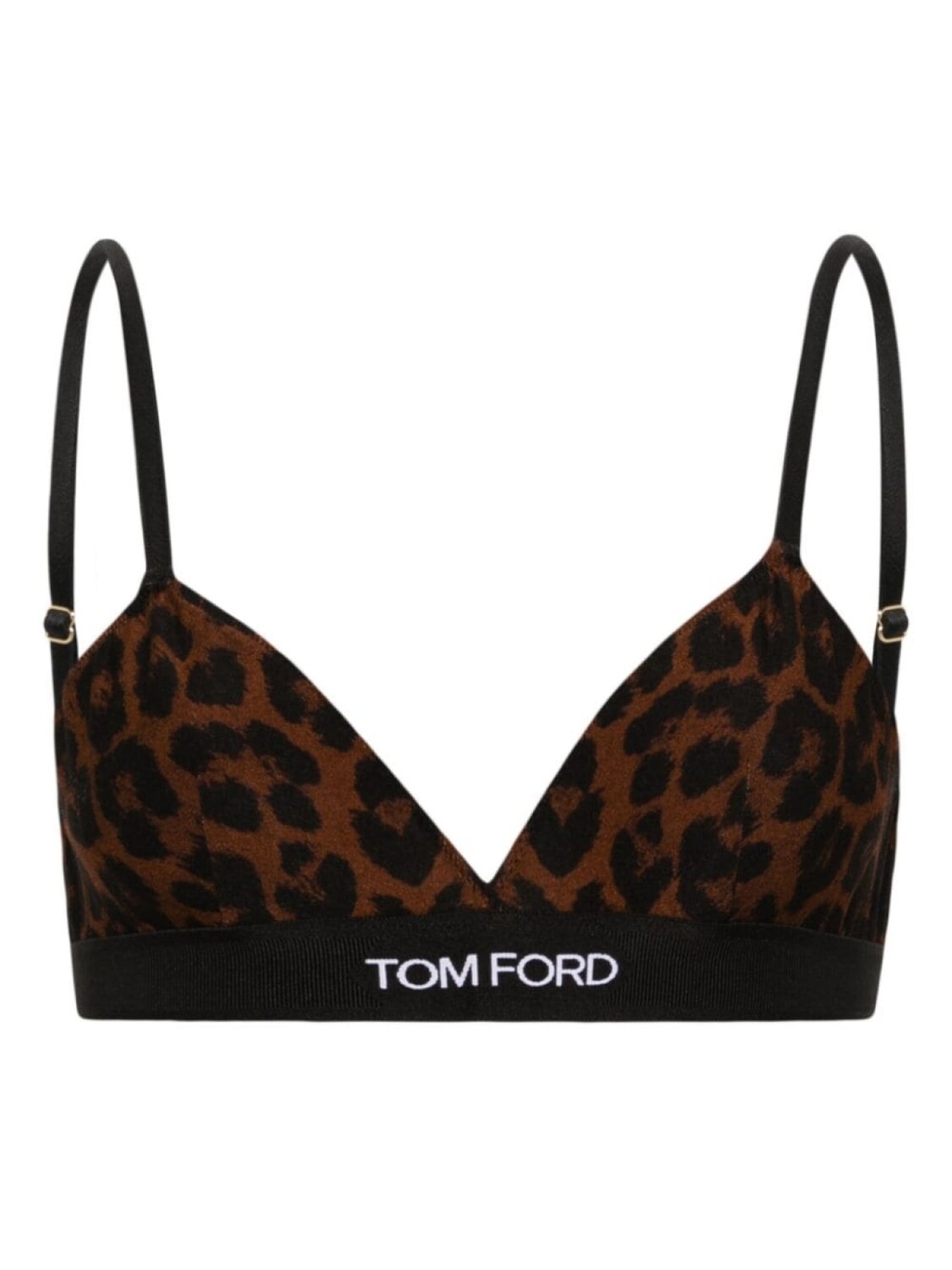 

TOM FORD бюстгальтер-бралетт с леопардовым принтом, коричневый
