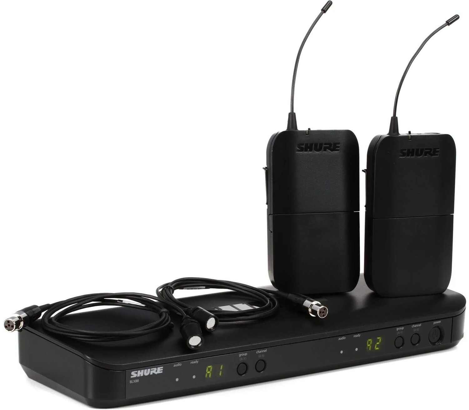 

Двухканальная беспроводная петличная система Shure BLX188/CVL — браслет J11