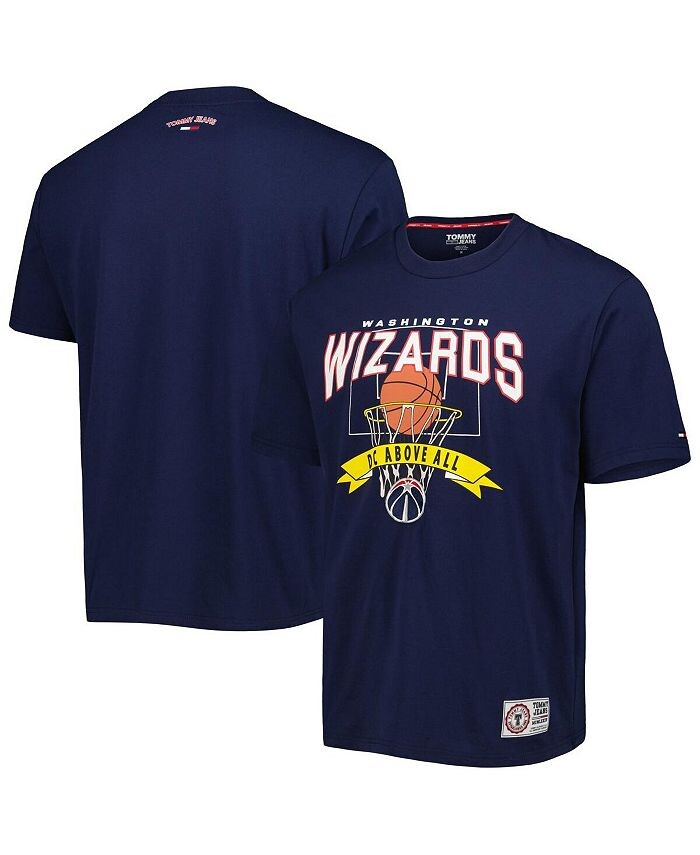 

Мужская темно-синяя футболка Washington Wizards Tim Backboard Tommy Jeans, синий
