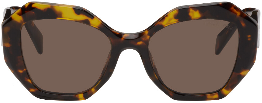 

Солнцезащитные очки Symbole черепахового цвета медовые Prada Eyewear
