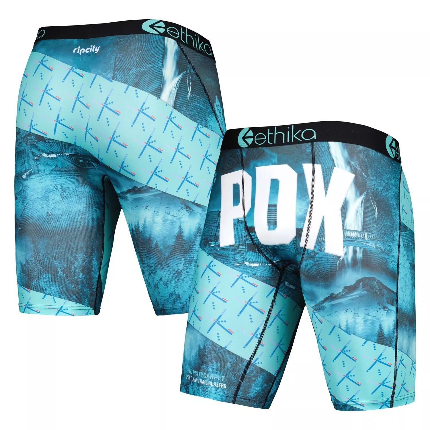

Мужские боксеры Ethika Blue Portland Trail Blazers City Edition