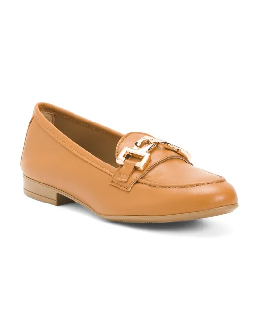 

Кожаные балетки Made In Italy с цепочкой Beautiisoles, цвет Tan
