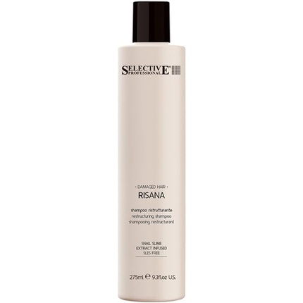Selective Professional Risana Shampoo 275ml - Реструктурирующий шампунь для поврежденных волос