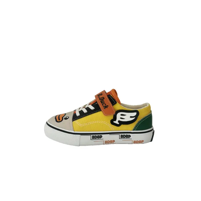 

Дети" Холщовые Туфли Дети, кеды B.Duck, цвет Yellow/Green