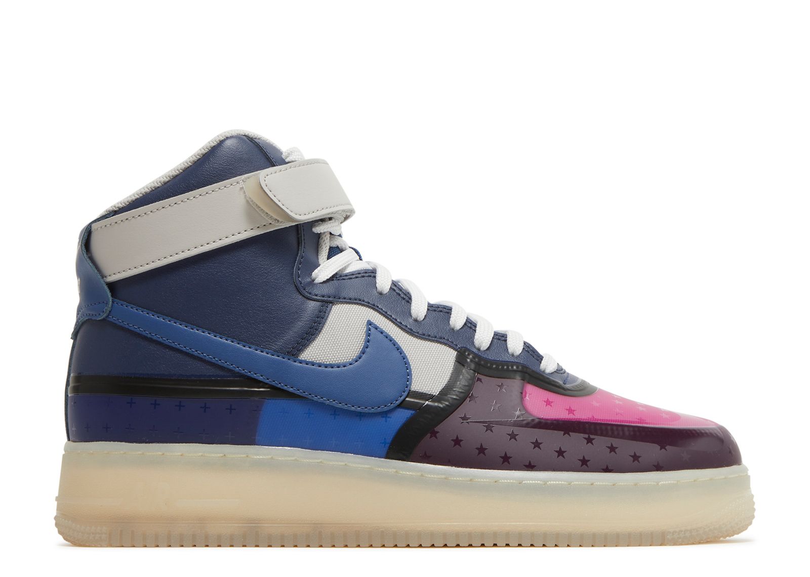 

Кроссовки Nike Air Force 1 High '07 'Thunder Blue Pink Prime', синий