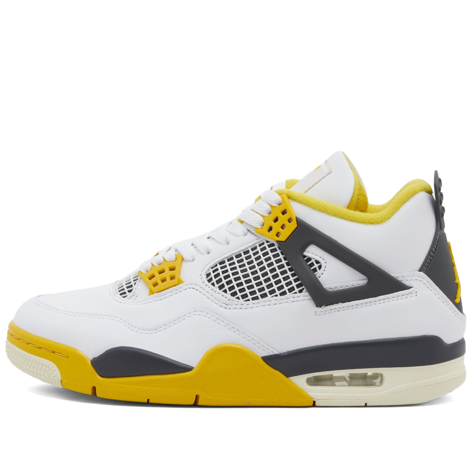 

Кроссовки Air Jordan 4 Retro W, цвет White, Sulfur & Anthracite