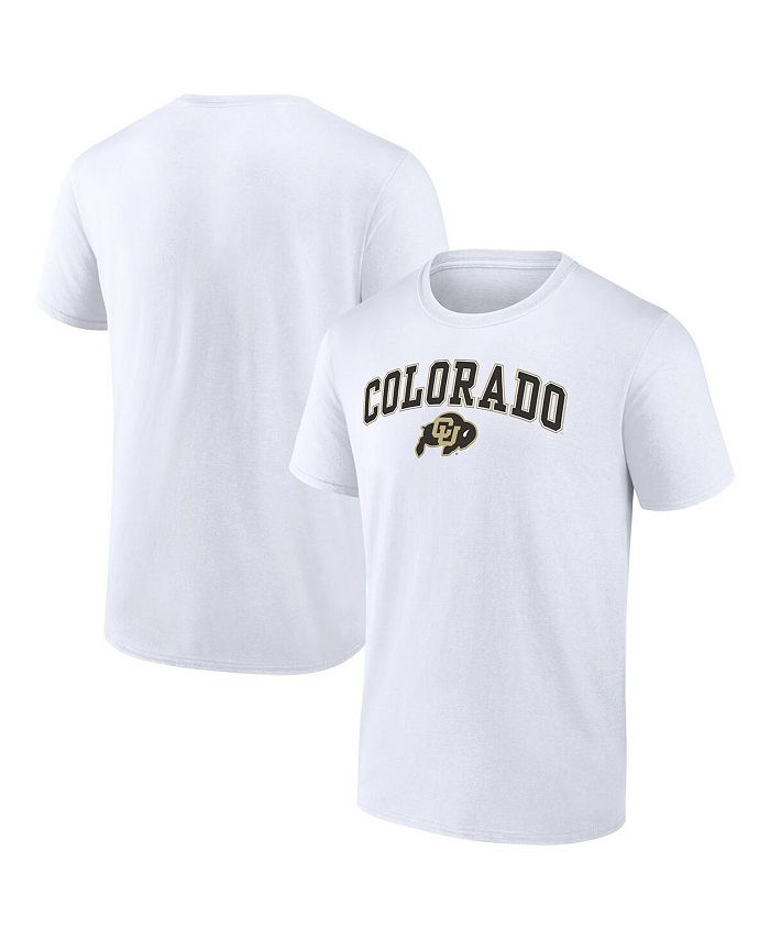 

Мужская белая футболка с логотипом Colorado Buffaloes Campus Fanatics, белый