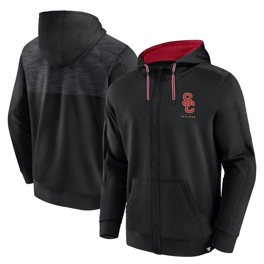 

Толстовка на молнии Fanatics Branded Usc Trojans, черный