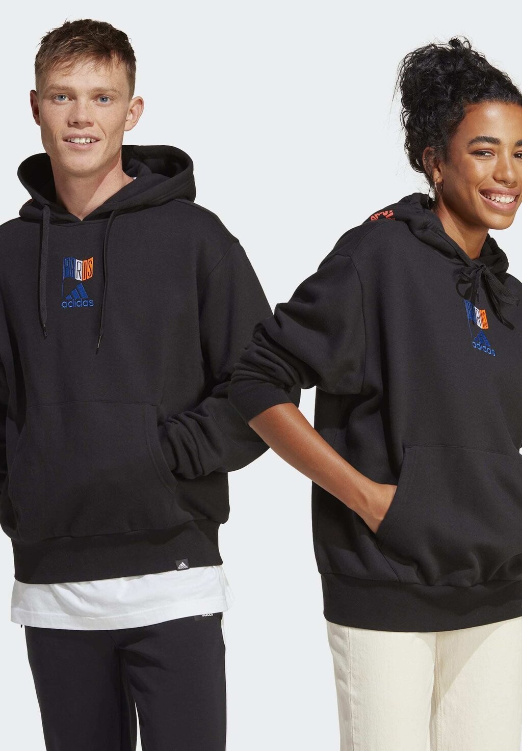 

Толстовка с капюшоном Adidas, черный