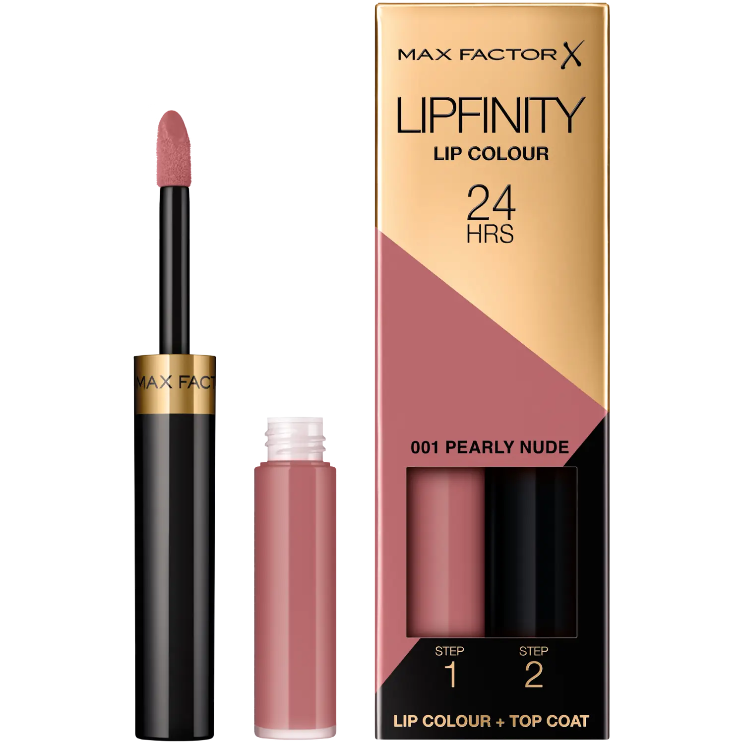 

Двухфазная помада стойкого эффекта 0перламутровый нюд Max Factor Lipfinity Lip Colour 24H, 2,3 мл + 1,9 гр
