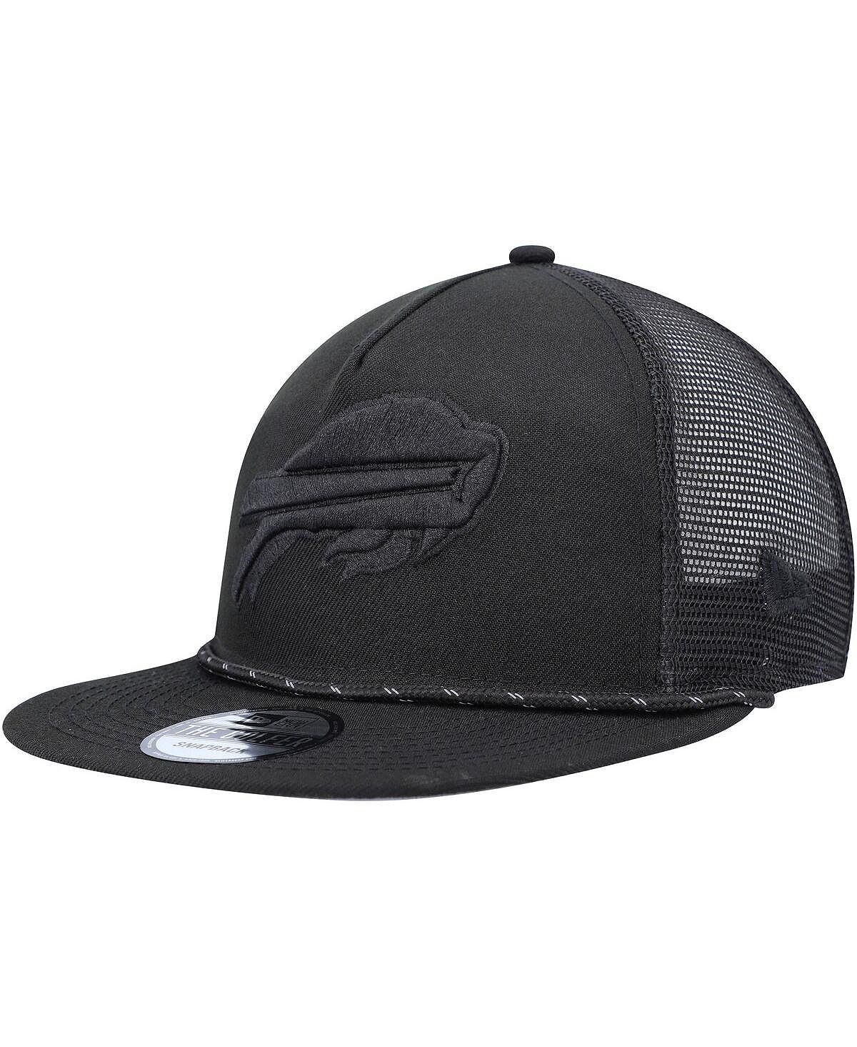 

Мужская черная кепка Buffalo Bills с подсветкой для гольфиста Snapback Trucker Hat New Era