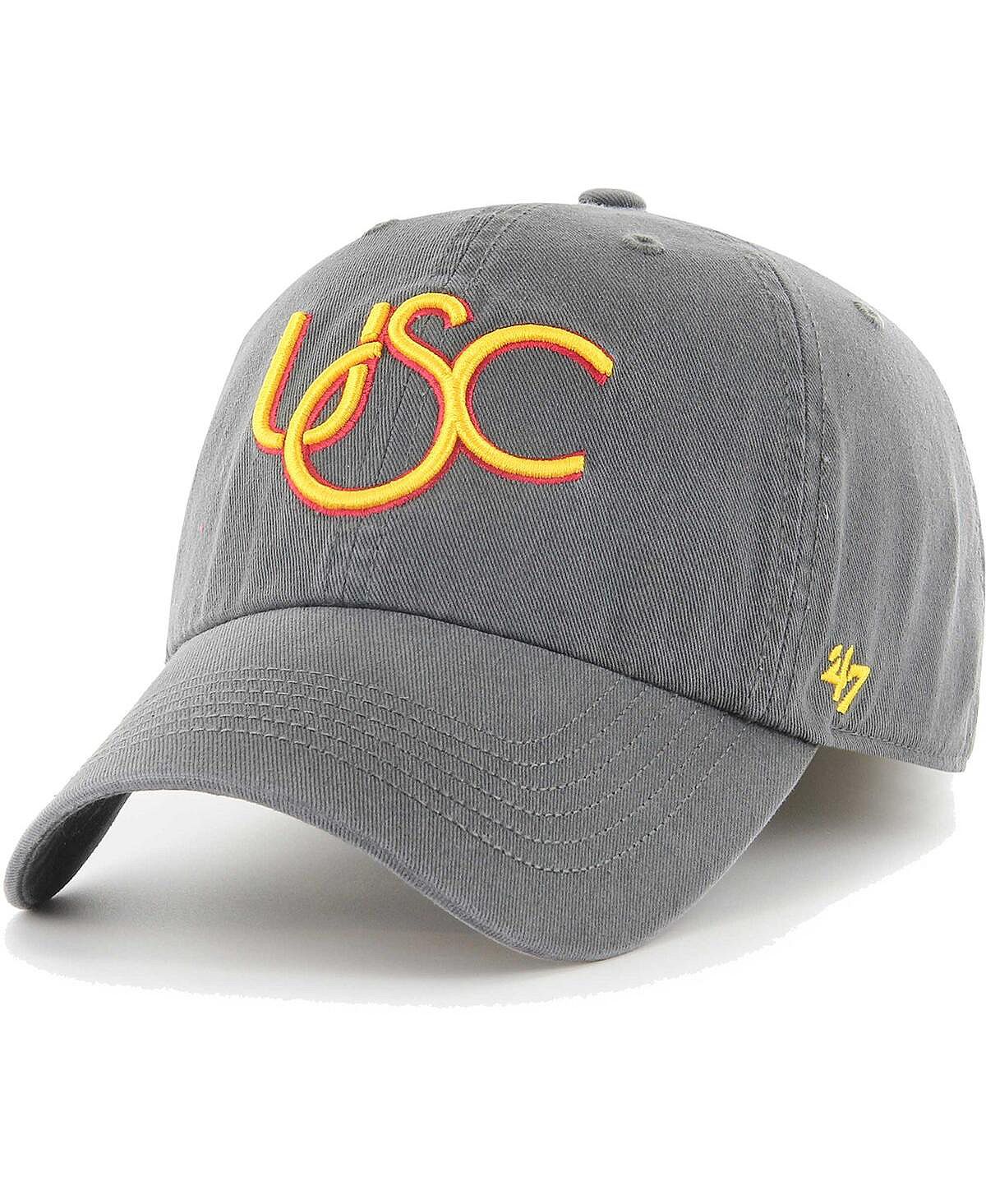 Мужская темно-серая приталенная шляпа USC Trojans Franchise '47 Brand