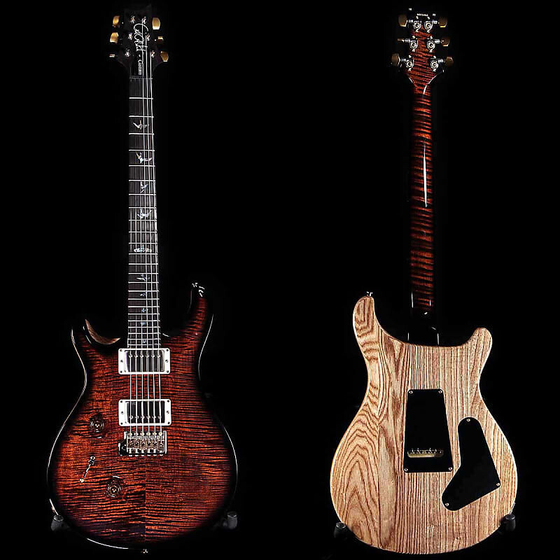 

Электрогитара PRS Wood Library Custom 24 - Orange Tiger - Swamp Ash - lefty lefthanded LH