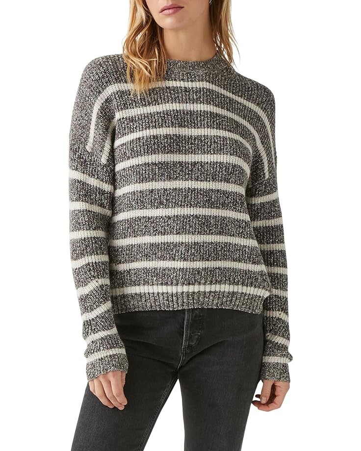 

Свитер Michael Stars Richie Crew Neck Sweater, черный
