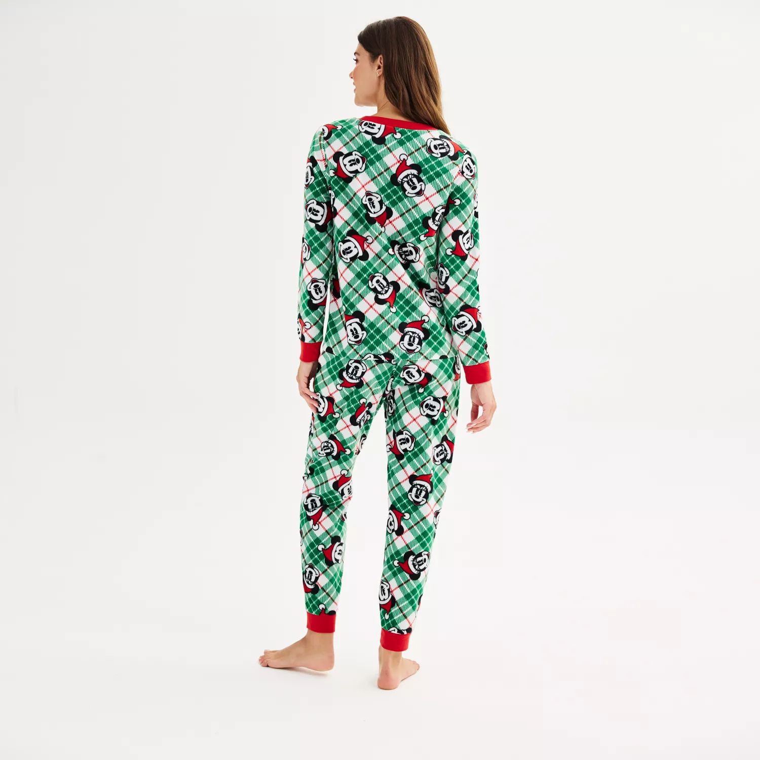 

Женский пижамный комплект с верхом и низом Микки Мауса и Минни Маус Disney от Jammies For Your Families Licensed Character