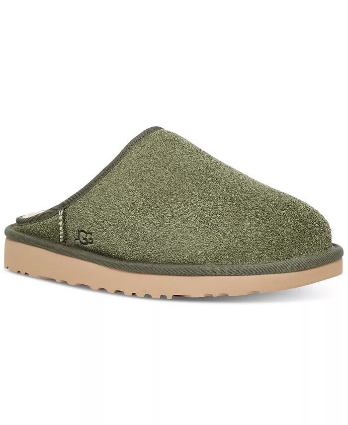 

Мужские классические замшевые тапочки без шнуровки Shaggy UGG, зеленый