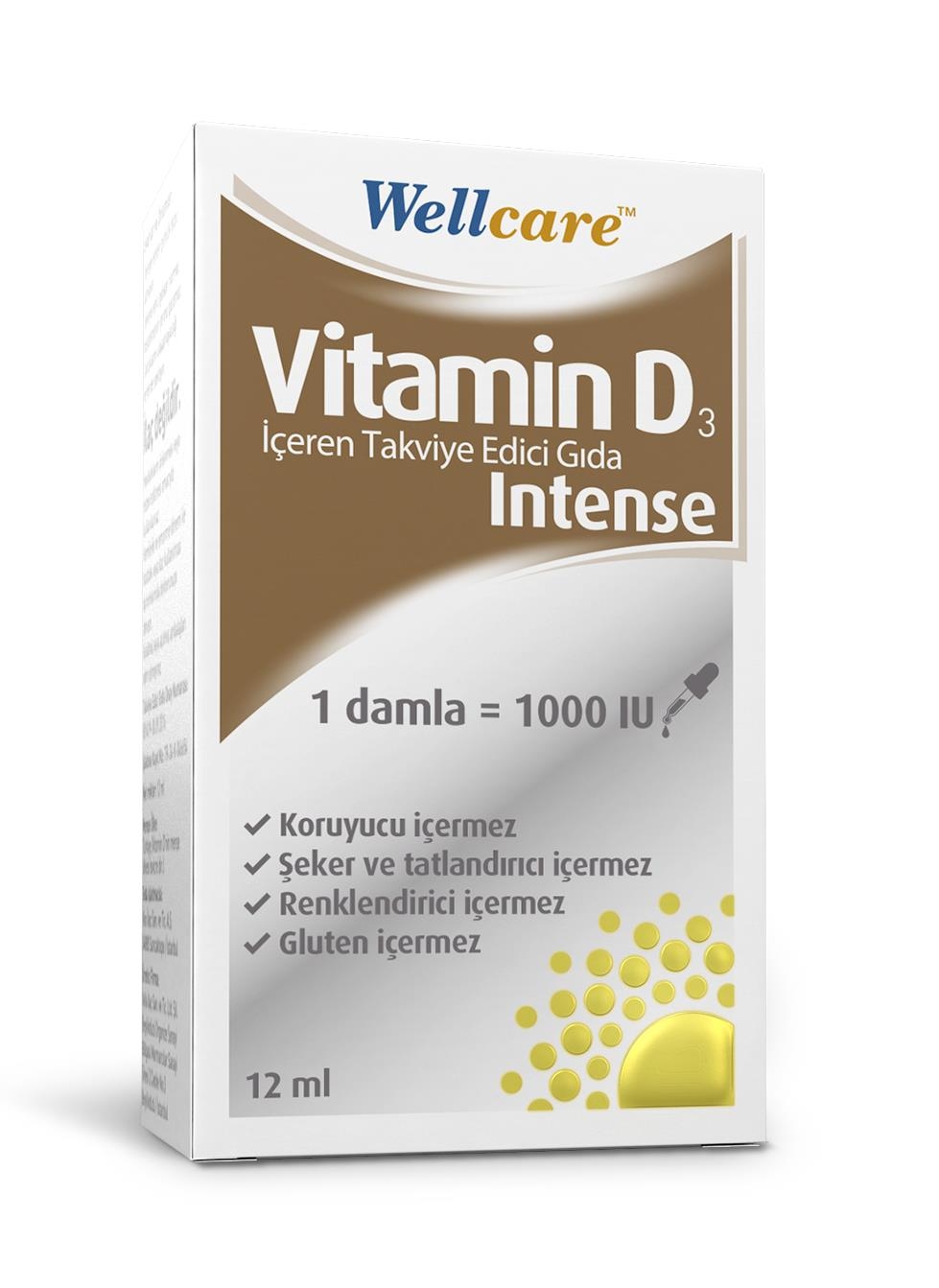 Wellcare Витамин D3 Intense 1000 МЕ капли 12 мл