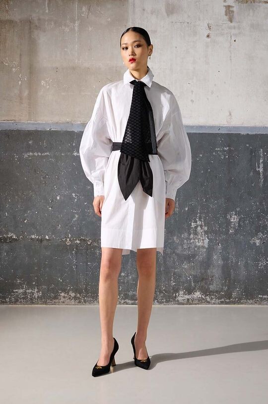 

Хлопковое платье x The Ultimate Karl Lagerfeld, белый