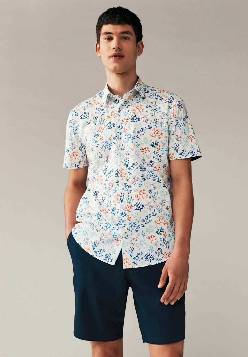 

REGULAR FIT Short Sleeve Next, Рубашка белый