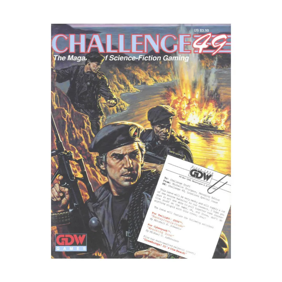 

Журнал #49 "Twilight - 2000, MegaTraveller, Space - 1889", Challenge Magazine